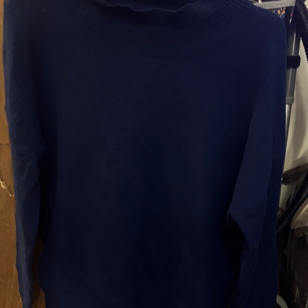 Fever Men's Deep Blue Turtleneck Sweater